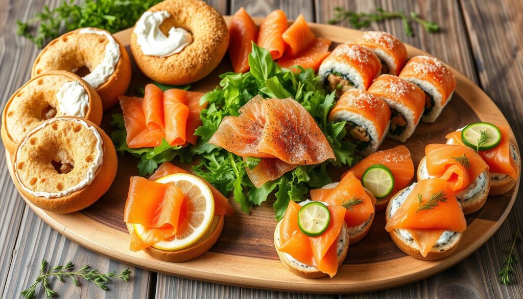 Versatile smoked salmon dishes