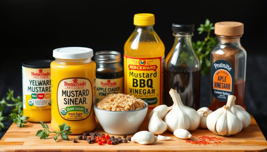 Mustard BBQ sauce ingredients