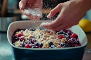 Berry crumble recipe
