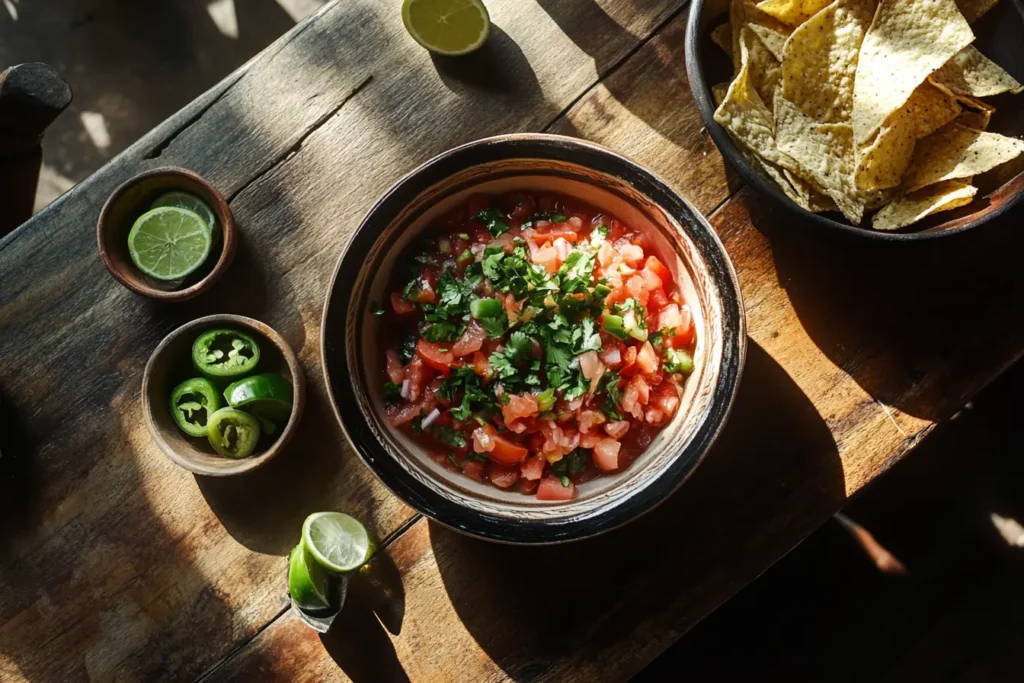 Salsa recipe with fresh tomatoes