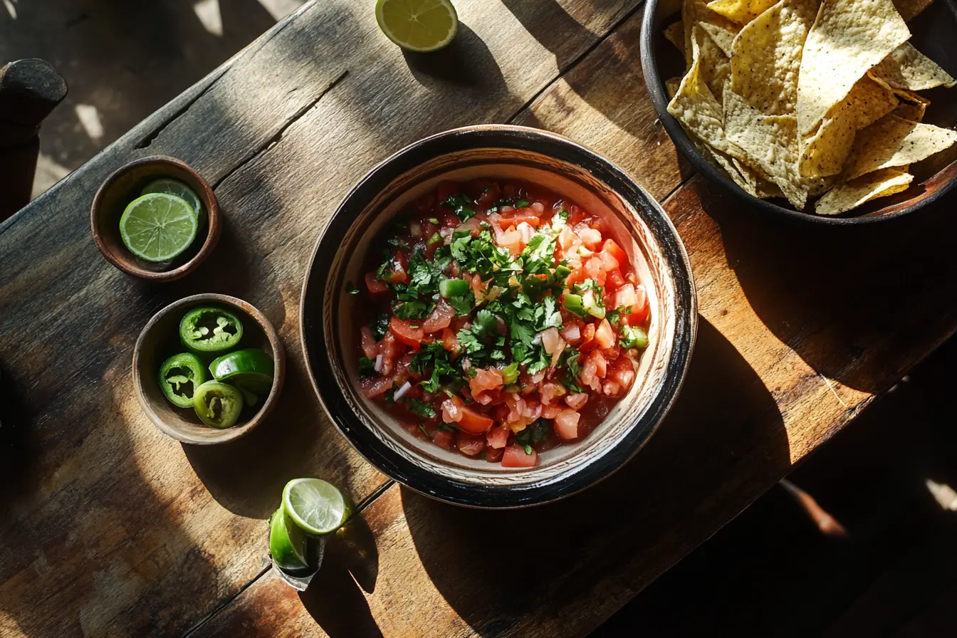 Salsa recipe with fresh tomatoes