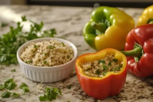 Stuffed Bell Peppers with Quinoa Recipe