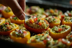 Stuffed Bell Peppers with Quinoa Recipe
