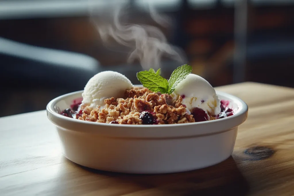 Berry crumble recipe