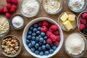 Berry crumble recipe