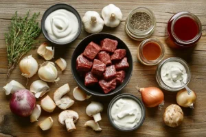 Slow Cooker Beef Stroganoff Recipe